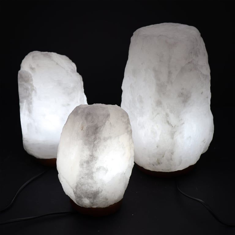 Himalayan Salt Lamp (3-5kg) - Natural Air Purifier by Crystal Rock