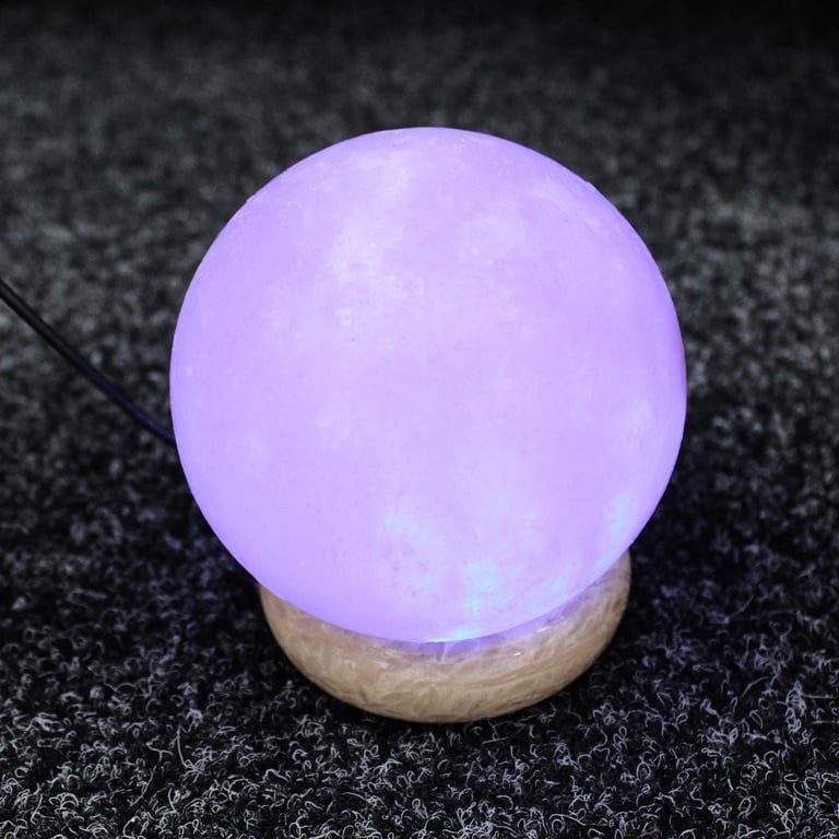8cm USB Salt Lamp - Quality Multi-Color Lighting by Unspecified Brand