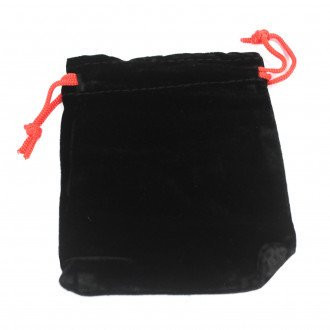 Black Velvet Pouch - Premium Storage Solution for Home Decor and Travel