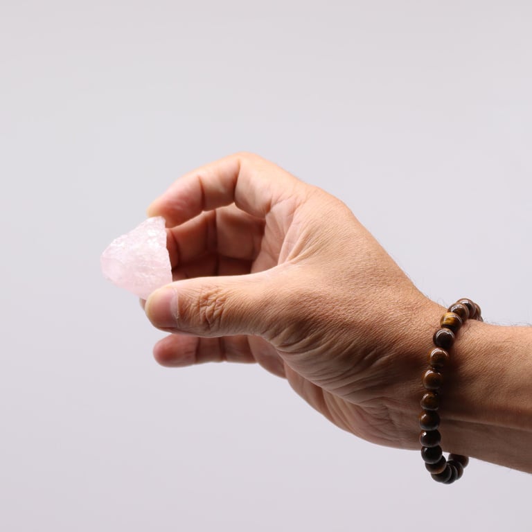 500gm Raw Natural Rose Quartz Healing Crystal - Crystal Therapy Grade
