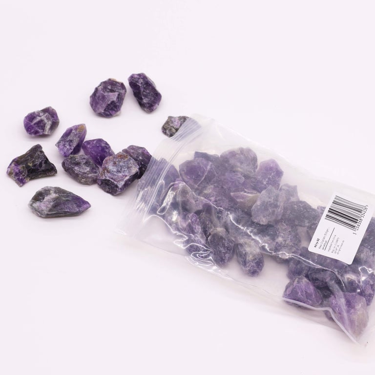 500gm Amethyst Raw Crystals - Natural Healing Stones by Your Brand