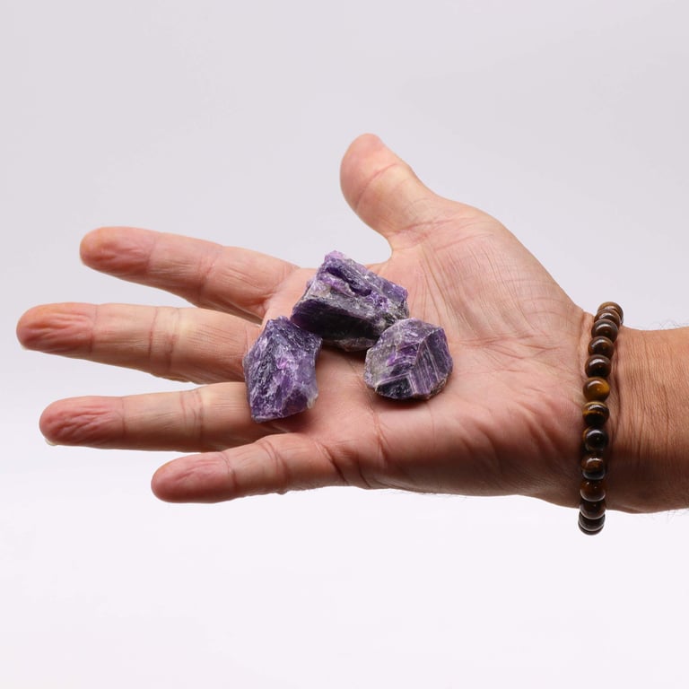 500gm Amethyst Raw Crystals - Natural Healing Stones by Your Brand