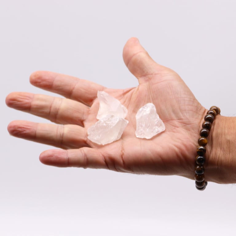 500g Quartz Rock Crystals - High Quality, Natural Healing Stones