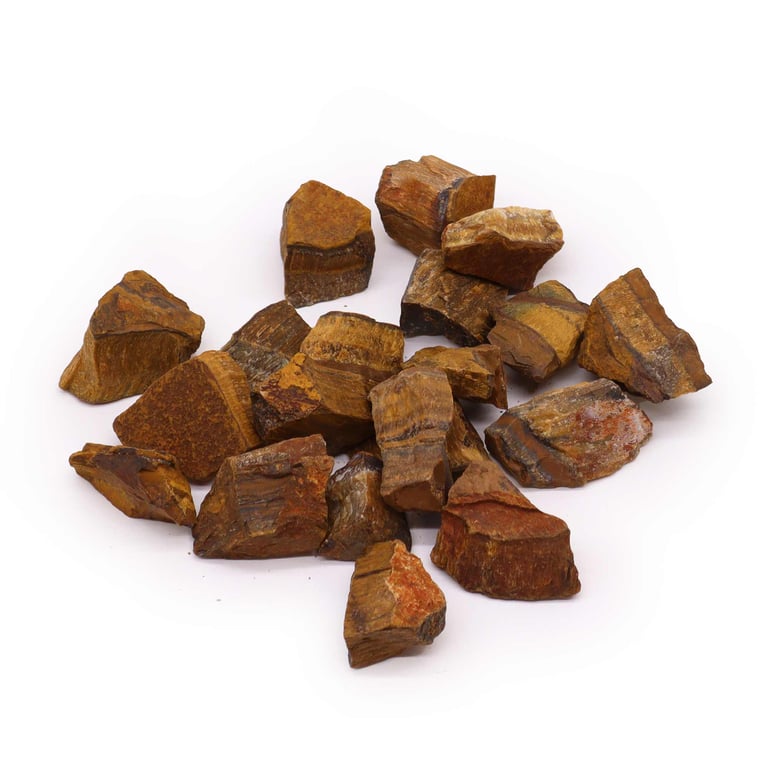 500g Tigereye Raw Crystal - Natural Healing Properties