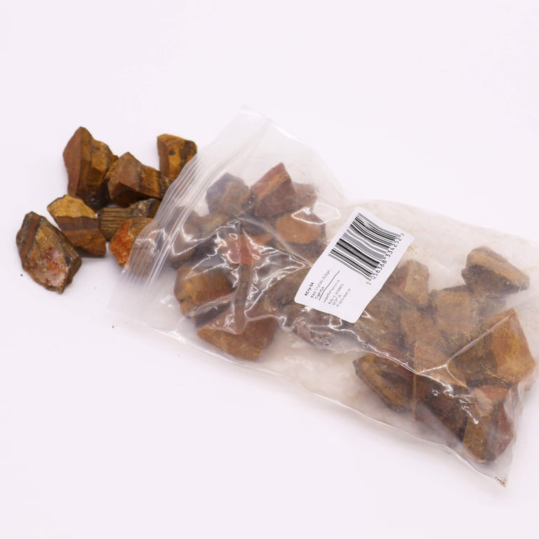 500g Tigereye Raw Crystal - Natural Healing Properties