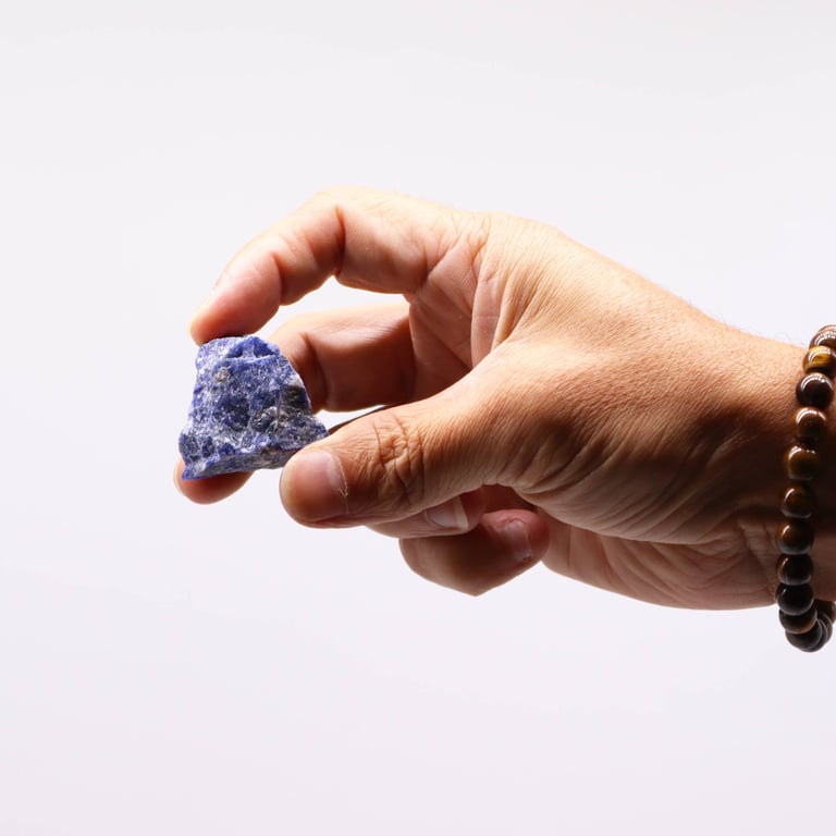 500gm Sodalite Raw Crystals - Healing & Calming Properties