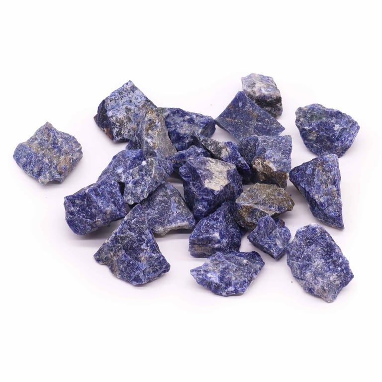 500gm Sodalite Raw Crystals - Healing & Calming Properties
