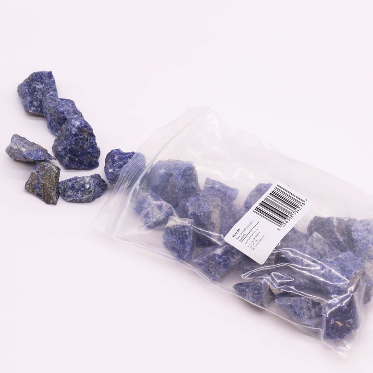 500gm Sodalite Raw Crystals - Healing & Calming Properties
