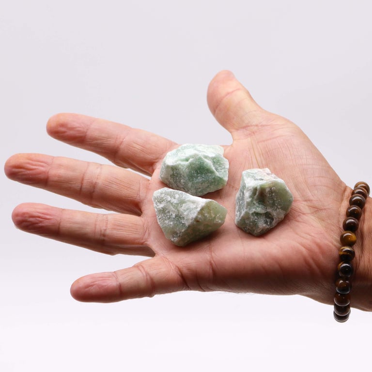 Crystal Jade Raw Crystals - 500gm Natural Healing Stones