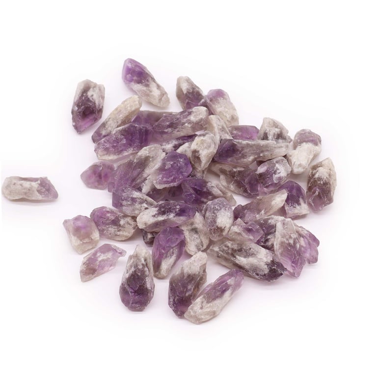 Amethyst Rough Points - 500gm Raw Crystals for Crystal Healing and Meditation