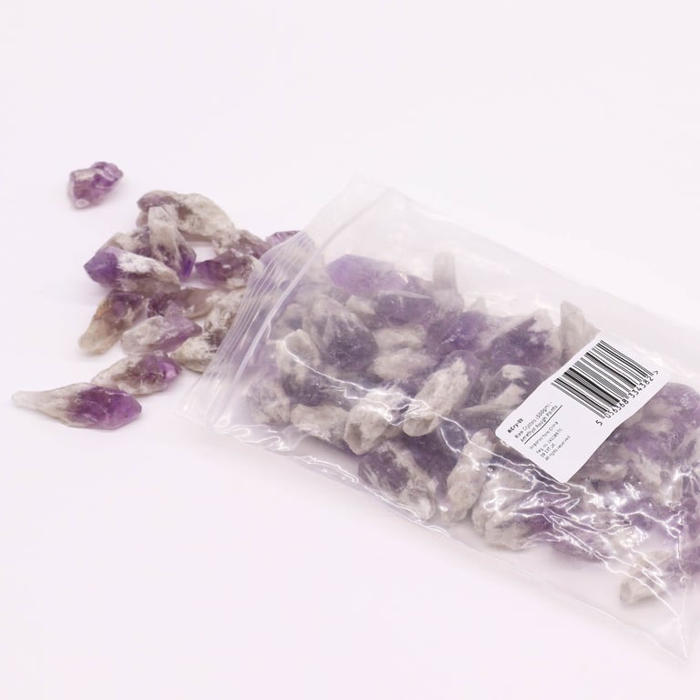 Amethyst Rough Points - 500gm Raw Crystals for Crystal Healing and Meditation