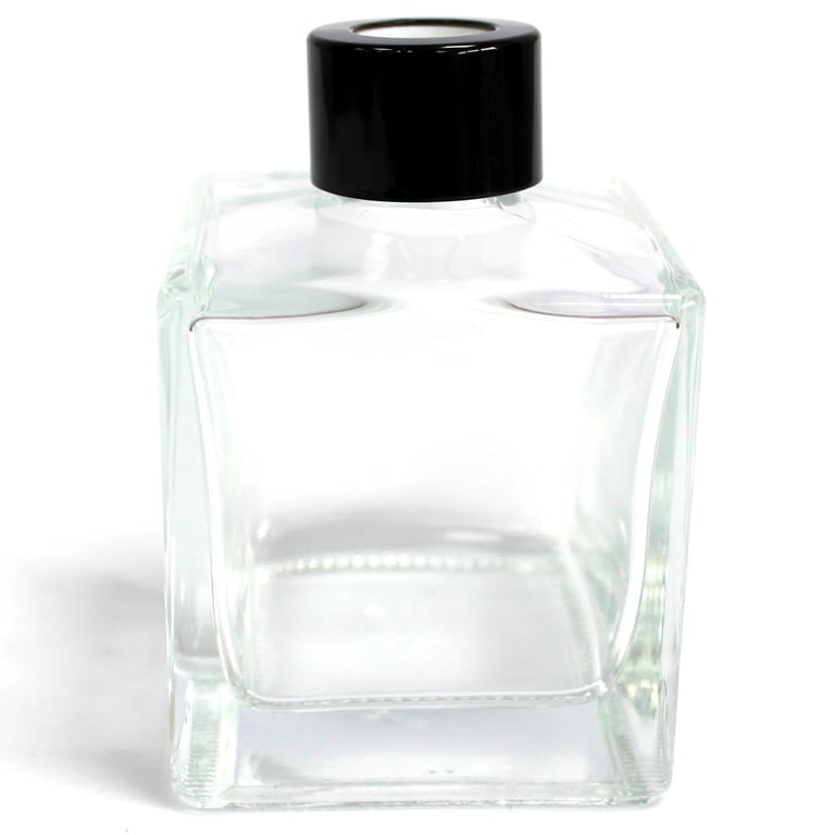 200ml Square Essential Oil Diffuser Bottle and Perfume Lid - Home Fragrance Set