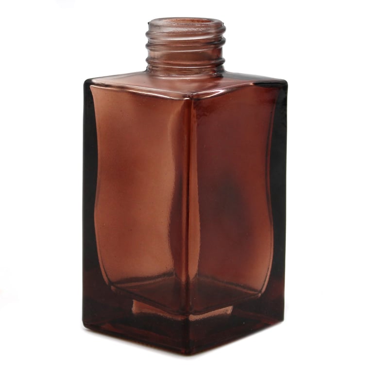 100ml Amber Square Reed Diffuser - Essential Oil Home Fragrance