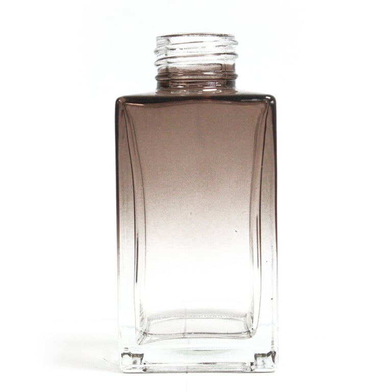 Square Long Reed Diffuser Bottle - 100ml Charcoal Scented Home Fragrance for Indoor Air Freshening