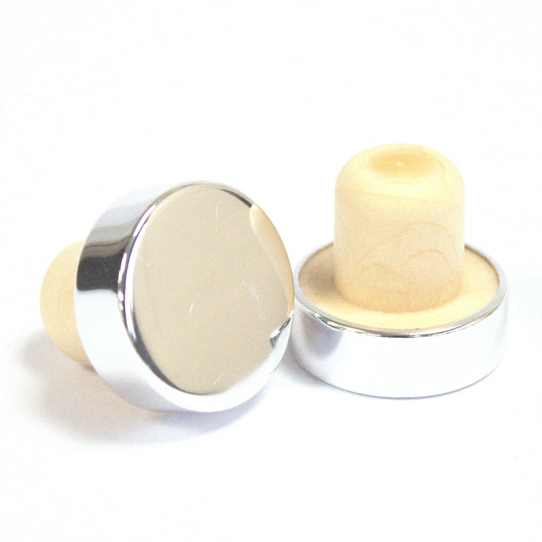 RDBot 2.2cm Silver Top Cap - Fashion Accessory for Home Decor