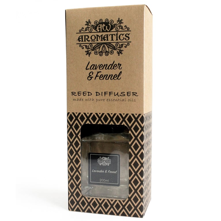 Reed Diffuser - 200ml Lavender & Fennel Essential Oil - Your Brand Name
