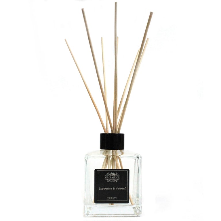 Reed Diffuser - 200ml Lavender & Fennel Essential Oil - Your Brand Name
