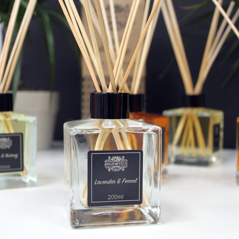 Reed Diffuser - 200ml Lavender & Fennel Essential Oil - Your Brand Name