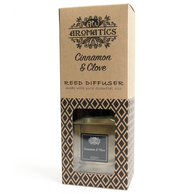Reed Diffuser - Cinnamon & Clove Essential Oil (200ml)