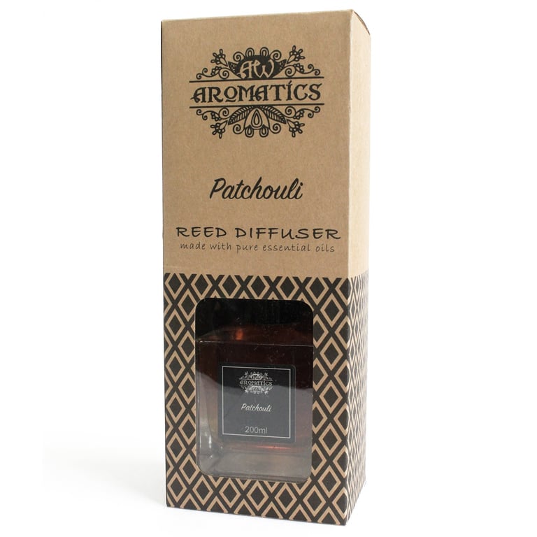 Reed Diffuser - 200ml Patchouli Essential Oil - Premium Quality