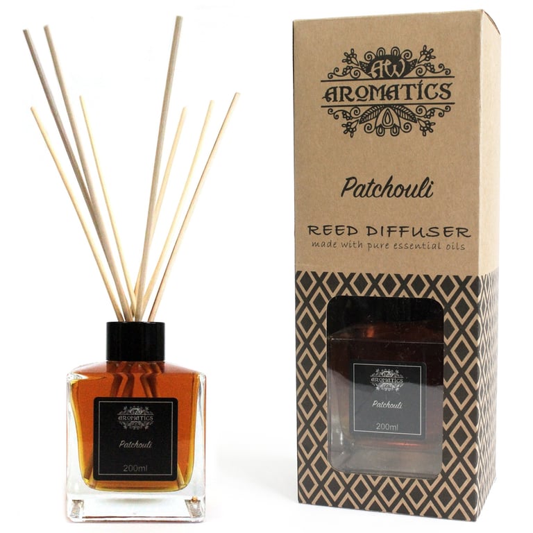 Reed Diffuser - 200ml Patchouli Essential Oil - Premium Quality
