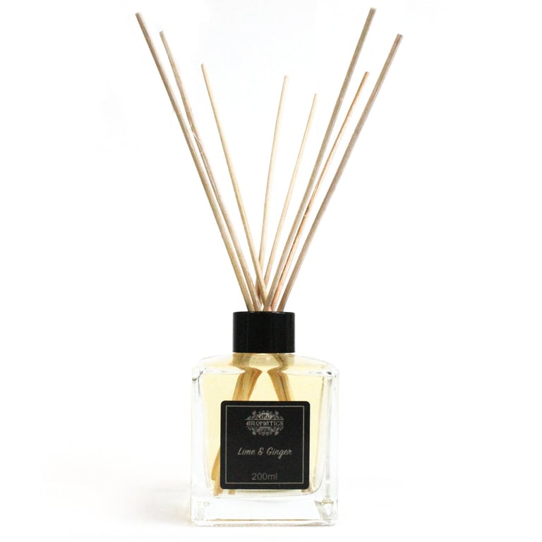 Reed Diffuser - Lime & Ginger 200ml - Essential Oil (Brand Name)