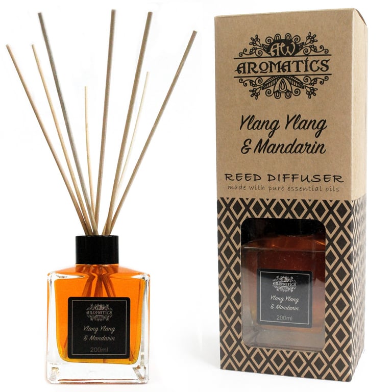 Reed Diffuser - Aromatic Ylang Ylang & Mandarin Oil - 200ml