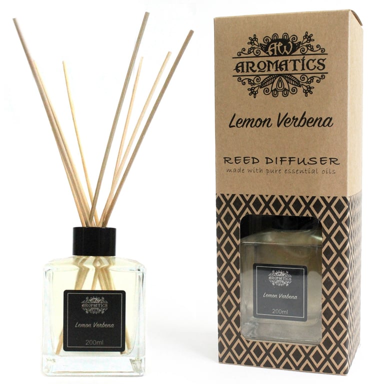Reed Diffuser - 200ml Lemon Verbena Essential Oil - Brand Name