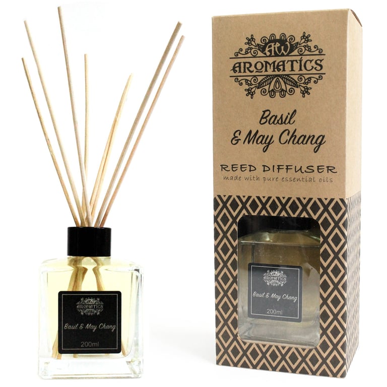 Reed Diffuser - Aromatic Basil & Maychang 200ml - Brand Name