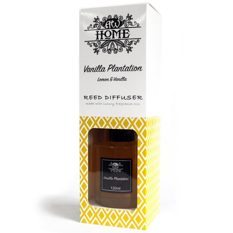 120ml Reed Diffuser (Vanilla) - Fragrant Home Aroma