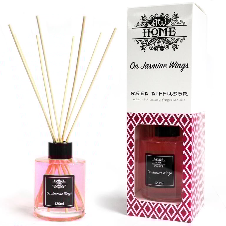 120ml Reed Diffuser - Aromatic Jasmine Scent - On Jasmine Wings