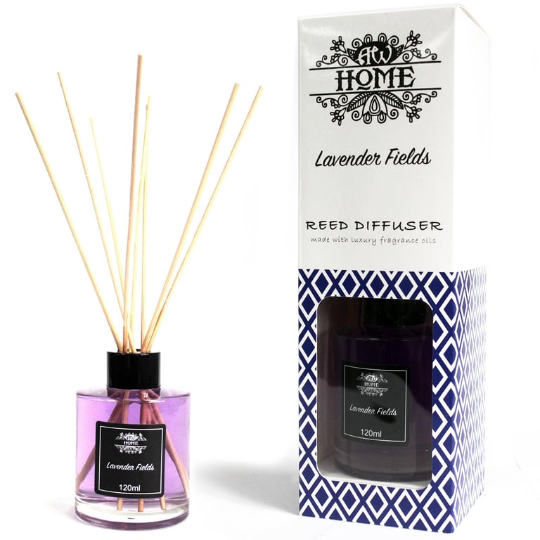 120ml Reed Diffuser - Aromatic Lavender Fields - Your Brand Name