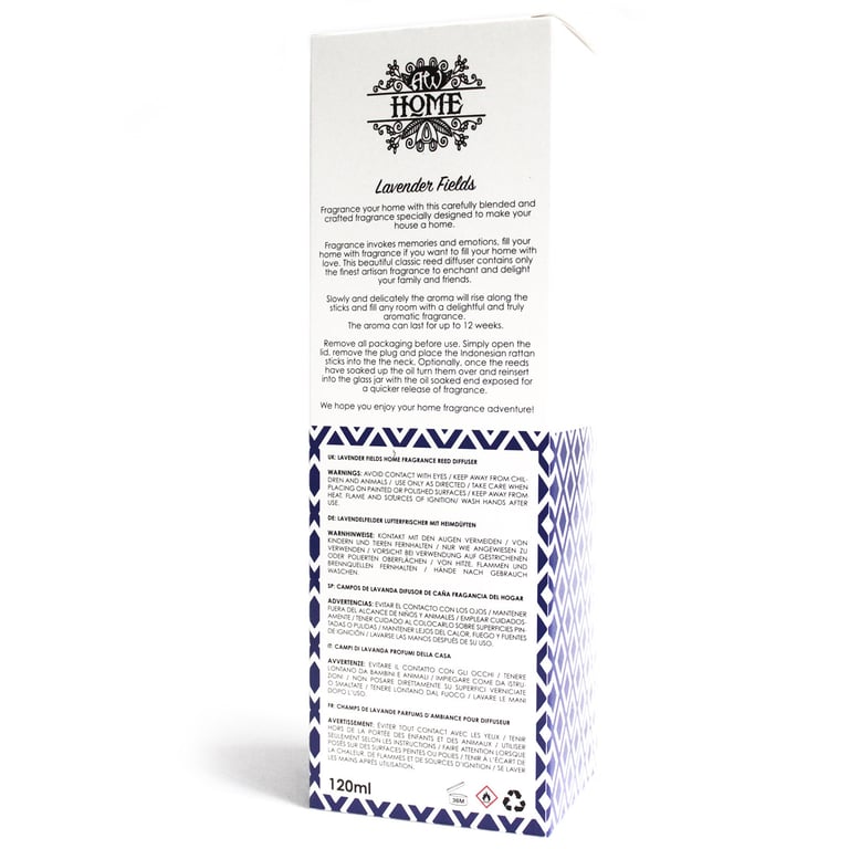 120ml Reed Diffuser - Aromatic Lavender Fields - Your Brand Name