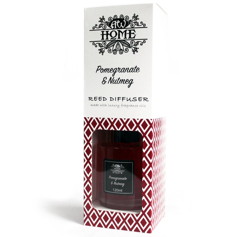 120ml Reed Diffuser (Pomegranate & Nutmeg) - Fragrance Home Refresh