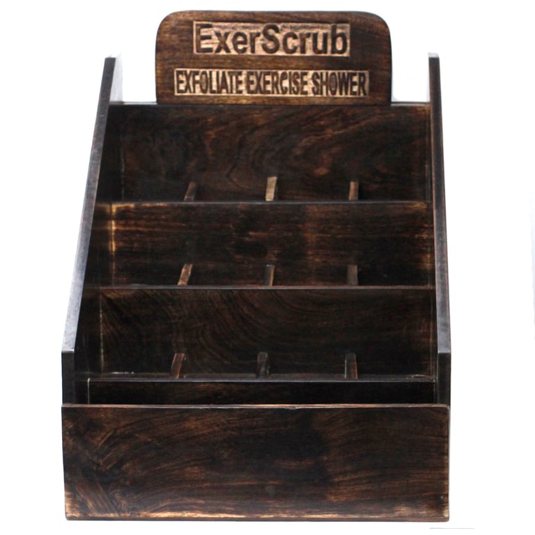 Mango Wood Soap Display Stand - Exoscrub