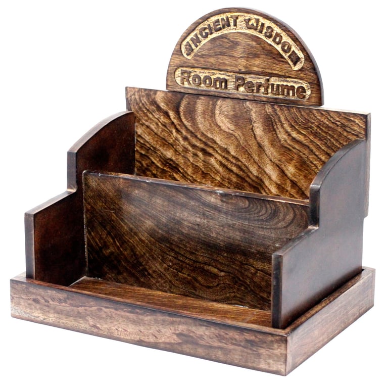 Mango Wood Room Perfume Stand - Aesthetic & Durable