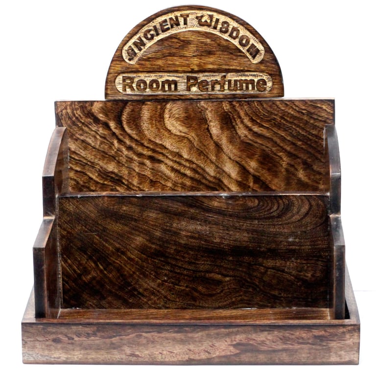 Mango Wood Room Perfume Stand - Aesthetic & Durable