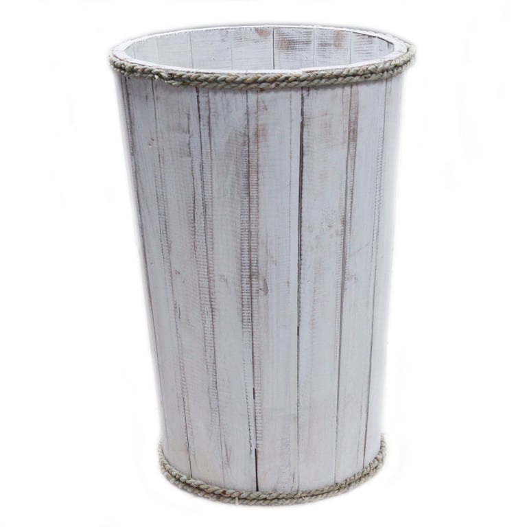 45x32cm Whitewash Nautical Display Tub - Large Size, Lrg Nautical Tub (Whitewash)