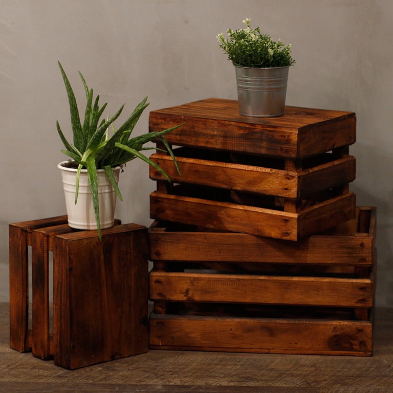 3 Piece Fruit Box Set (Brown) - Premium Quality & Freshness Guaranteed