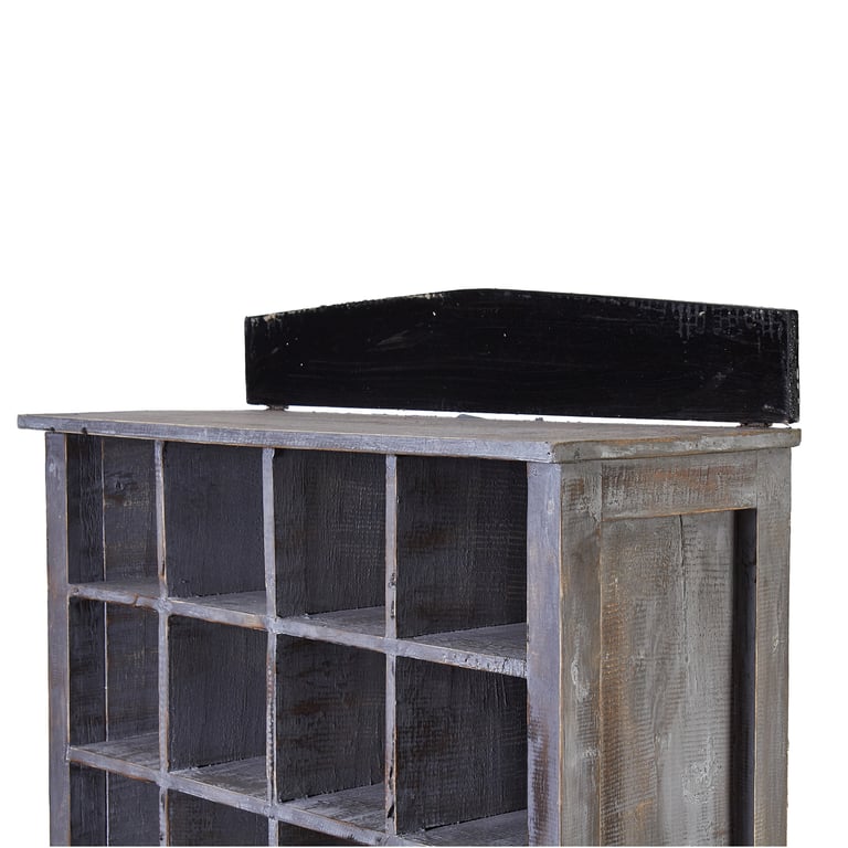 Dinner Candle Stand - Greywash (Adjustable Height)