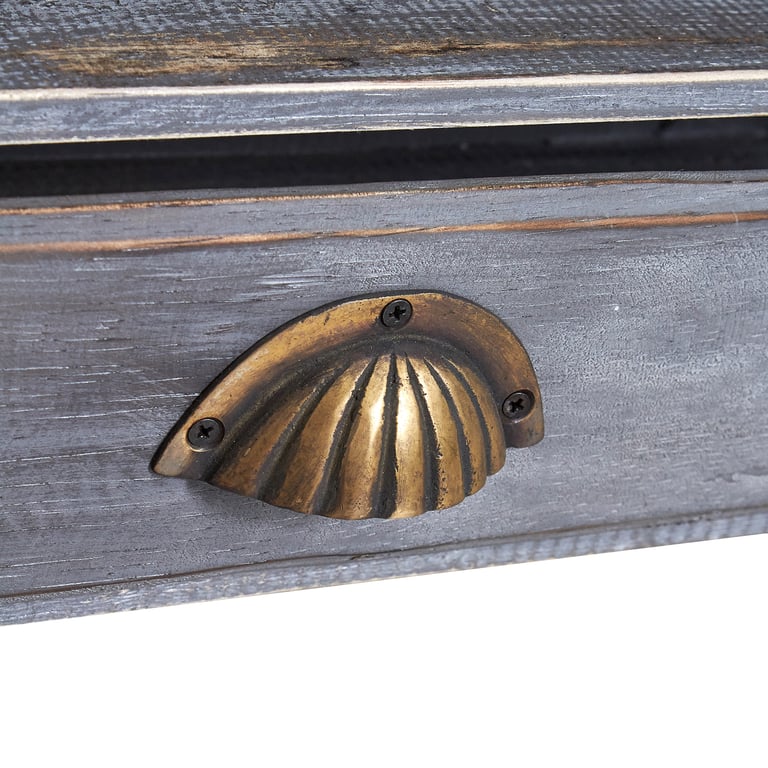 Dinner Candle Stand - Greywash (Adjustable Height)