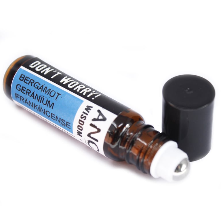 10ml Don t Worry! Essential Oil Roll-On Blend for Natural Anxiety Relief and Stress Calming