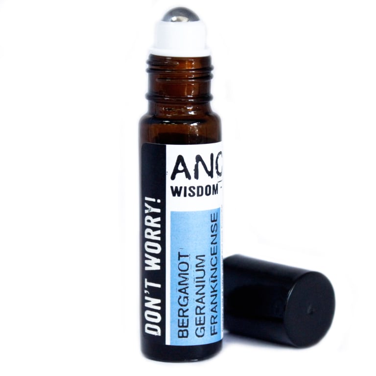 10ml Don t Worry! Essential Oil Roll-On Blend for Natural Anxiety Relief and Stress Calming