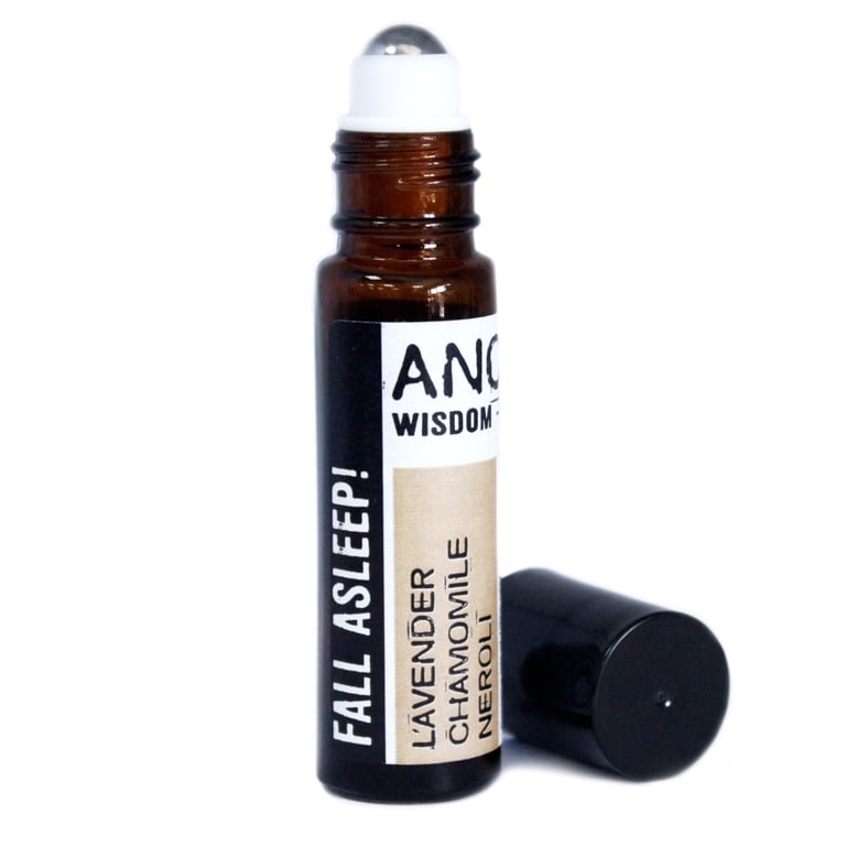 10ml Roll On Essential Oil Blend - Fall Asleep! Natural Sleep Remedy for Relaxation and Stress Relief