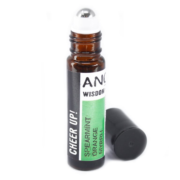 10ml Roll On Essential Oil Blend - Cheer Up! Mood Lifting Aromatherapy Oil for Stress Relief