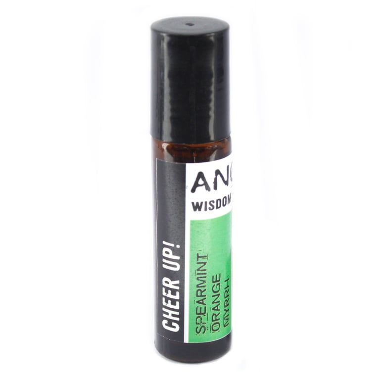 10ml Roll On Essential Oil Blend - Cheer Up! Mood Lifting Aromatherapy Oil for Stress Relief