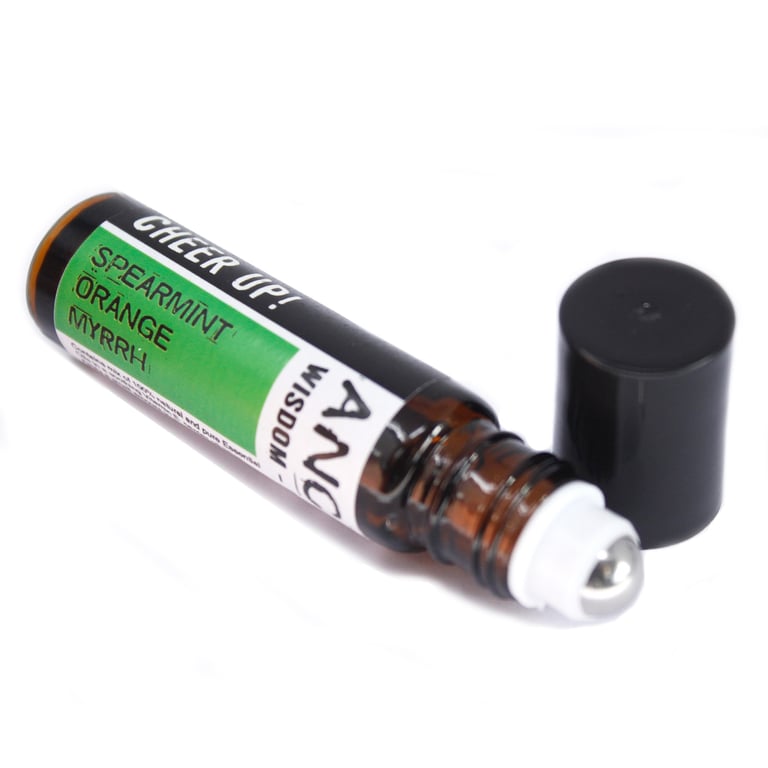 10ml Roll On Essential Oil Blend - Cheer Up! Mood Lifting Aromatherapy Oil for Stress Relief