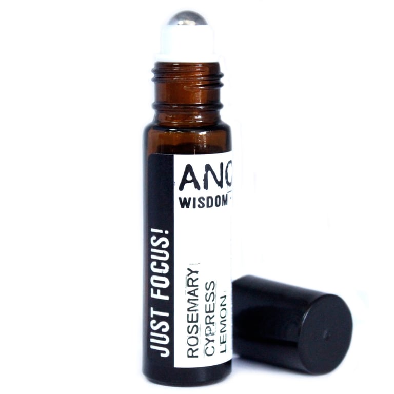 10ml Roll On Essential Oil Blend - Just Focus! Concentrated Natural Focus Aid