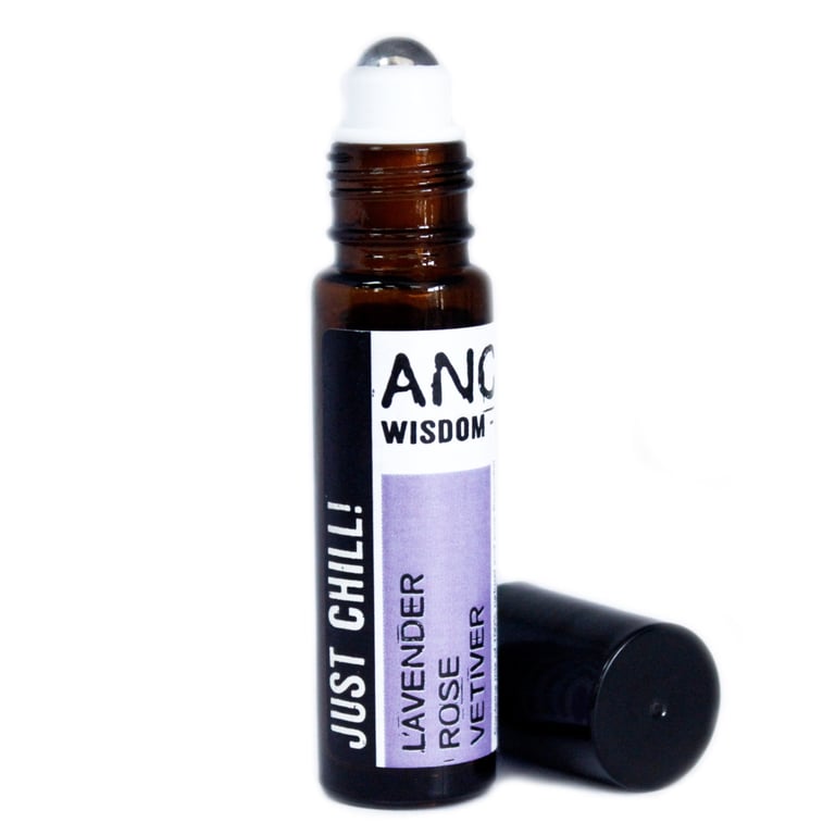 10ml Just Chill! Essential Oil Roll On - Aromatherapy Blend for Relaxation and Stress Relief