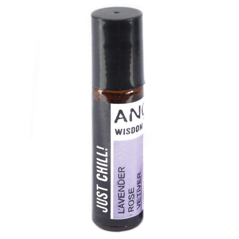 10ml Just Chill! Essential Oil Roll On - Aromatherapy Blend for Relaxation and Stress Relief